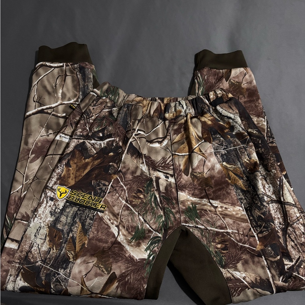 mens sz large scent blocker camo pants
